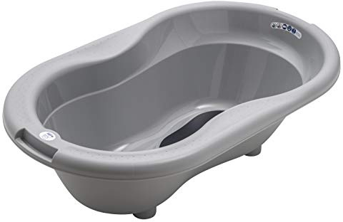 Rotho Babydesign Baby Badewanne TOP, stone grey, grau