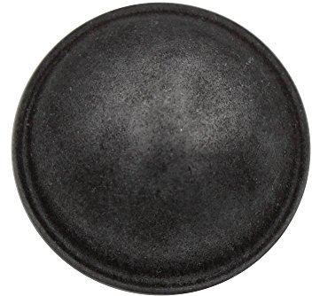 silber grau dunkel gewölbte Metall Knöpfe Mantel Jacke made in Germany (6 Stück) (20mm)