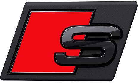 Audi 4KE071805 Schriftzug e-tron S Schriftzug schwarz Tuning Exclusive Black Edition Emblem