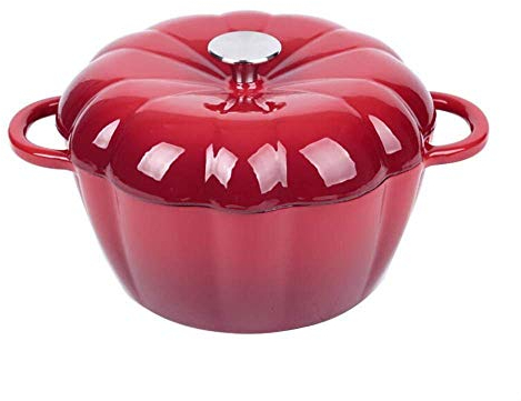 Sywlwxkq Cazuela Ovalada de Hierro Fundido esmaltado Horno holandés con Tapa Revestimiento de Esmalte Antiadherente Buen Sellado Ligero para Todo Tipo de Calor Source-D