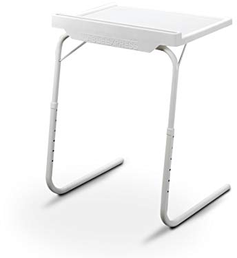Table Express | Beistelltisch | Couch-Tisch | Serviertisch | bis 25 kg Traglast | 18 Einstellmöglichkeiten | Halterung für Tablet & Smartphone
