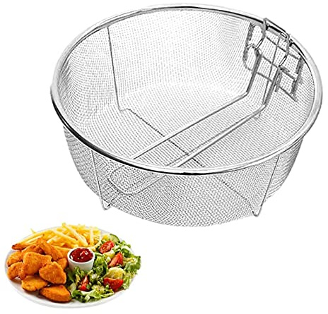 Waaka Küchensieb Mit Griff, Edelstahl Nudelsieb, Frittierkörbe, Abtropfsieb Seiher, Blanchierkorb Friteuse Skimmer Für Küche Home Zubehör