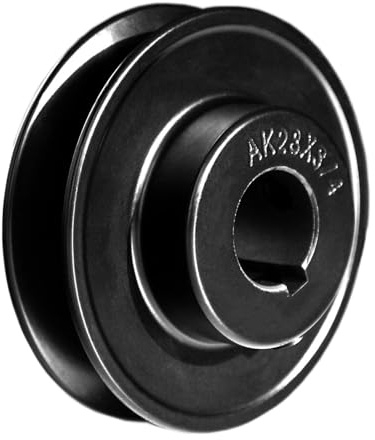 MINERGUY AK28-3/4 Single Groove V-Belt Pulley, 2.8 OD 3/4 Inch Bore V-Belt Sheave, A Belt Section, Cast Iron, for V-Belt