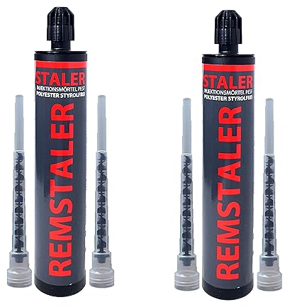 2x Remstaler VERBUNDMÖRTEL 300ml | -HÖCHSTE QUALITÄT- made in GERMANY | Injektionsmörtel | Montagemörtel | STYROLFREI…