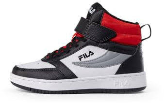 FILA REGA NF mid Velcro Kids - White - Black - Fila Red - 35