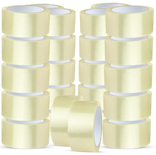 36 Rolls Clear Tape Heavy Duty Packaging Tape (48MM x 66M) | Strong Adhesive Sellotape - Secure Sticky Seal Packing Tape for Moving House | Clear wide Cellotape For Box Tape Roll
