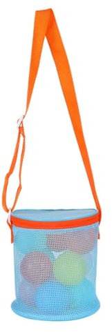 Generisch Sandspielzeug Tasche Strandtasche Mesh Strand Netz Tasche Muscheln Aufbewahrungstasche Strand Spielzeug Tasche