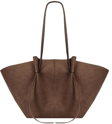 RuiDay Sac à Main Femme, Sac à main grande capacité, Sacs à Bandoulière Hobo, Sac à bandoulière en cuir pour femme, Sac Fourre-Tout Vintage Tendance, Sac à main à poignée supérieure
