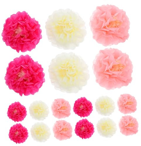 OSOLADY 30st Blumenkugeldekoration Aus Papier Papierblumen Zum Aufhängen Blumen Pompons Papierblumendekorationen Für Die Wand Papierwandblumen Partei Papierblumen Liefert Seidenpapier