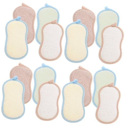 Ipetboom 24pcs Kitchen Sponge Dual-Sided Non-Stick Cleaning Sponge for Dishes Pans and Bowls Quick Drying Lightweight Strong Cleaning Power