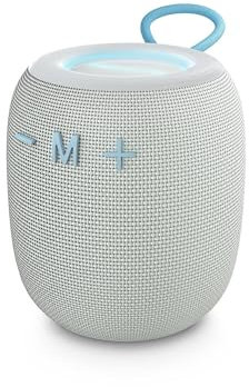 Energy Sistem Sunrise – Altavoz Bluetooth (Bluetooth 5.3, 18 Horas de batería, IPX6, True Wireless, Plástico 100% Reciclado, Luces LED)