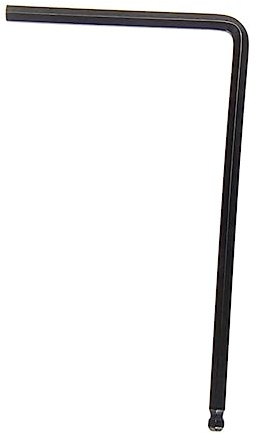 Yardwe Gitarrenreparaturwerkzeug Halsstabschlüssel aus Metall 4mm Schwarz für Einfache Bedienung und Komfortablen Griff bei Gitarren