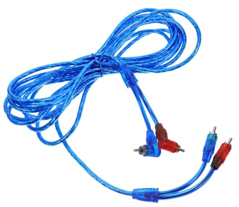Warmhm Câble Audio Rca Double Vers Double Rca 3.00 m Câble Audio Stéréo Pour Voiture Cordon Auxiliaire Pour Amplificateur Transmission De Signal Stable