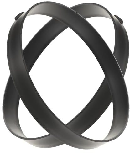 ROMISBABA Moule De Chemin en Plastique Réutilisable pour Jardin Et Terrasse, Lot De 2 Pièces, Moule à Pavage en Béton De Brique Ronde, Créateur De Chemin Pas Japonerie pour Décoration Extérieure