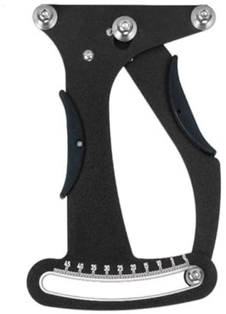 CRDARAAV Misuratore di tensione per raggi della bicicletta, tensiometro per bicicletta, in lega di alluminio, portatile, strumento di manutenzione per ciclismo, nero