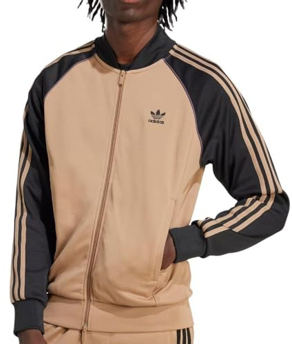 adidas Men's Brown Tracksuit Jacket Classics SST