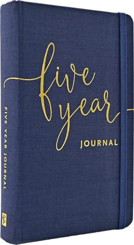 Peter Pauper Press Five Year Journal - Deluxe, Cloth-Bound Edition (1 minute a day is all it takes!): A Thought a Day for Five Years