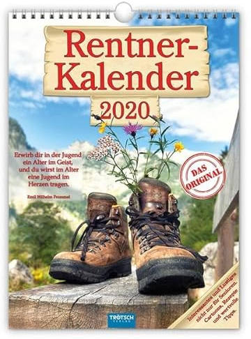 Classickalender Rentner 2020: 24 x 33 cm, mit aufwendiger Rückseitengestaltung
