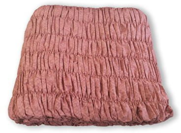 Copridivano Angolare Universale Arricciato Colore Rosa Antico Angolare Rosa Antico