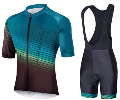 UGLY FROG Herren Radtrikot Top Kurzarm Schnelltrocknend Atmungsaktiv Fahrradbekleidung （Tops sind separat erhältlich）