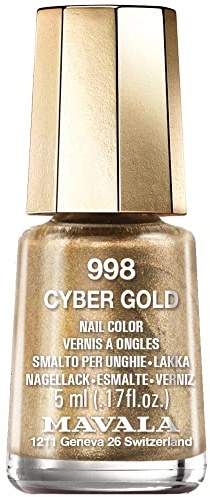 Mavala Mini Color Nail Color Cream 5ml - 998: Cyber Gold