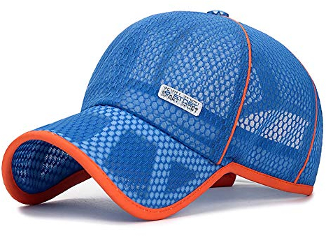 Anshili Kinder Junge Mesh Cap Baseball Cap atmungsaktive Mädchen Kappe für Sommer (Dunkel Blau)
