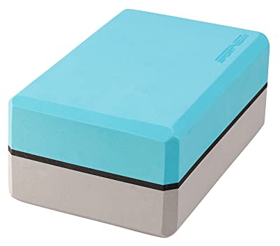 SportVida Yoga Block aus Eva-Schaum - Zweifarbig Yogablöck - Yogaklotz Zubehör für Übungen - Hilfsmittel für das Yoga, Fitness und Pilates - Sportzubehör Zuhause - Joga Klotz (Blau)