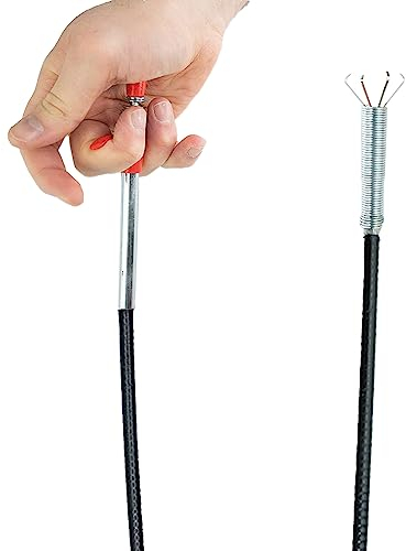 Pinza stura lavandini e scarichi - presa extra sicura e confortevole grazie all'impugnatura ergonomica - applicazione universale grazie alle pinze flessibili e lunghe - pinza lunga prendi oggetti