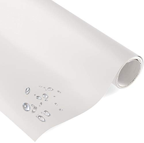timalo® Premium Möbelfolie selbstklebend uni matt Küchenfolie Klebefolie zum Bekleben von Möbel, Türen PVC Folie Küche Bastefolie Türfolie | Weiss-M-500x63cm