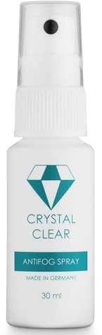 Crystal Clear® Swim Dive – effektives nachhaltiges Anti Fog Spray – Made in Germany – Antifog Spray – 30 ml – Antibeschlag Spray für Schwimmbrillen und Taucherbrillen