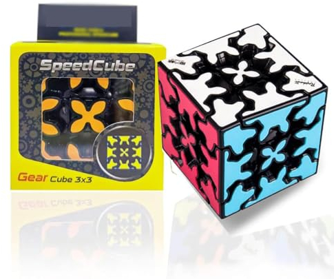 Cube Magique,Gear Cube,Cube Magique Créatif,Cube Magique Créatif,Adapté Aux Jeux De Puzzle De DéVeloppement du Cerveau pour Enfants Et Adultes