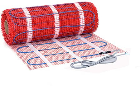 Riscaldamento a Pavimento Sistema di Kit di Riscaldamento radiante Indoor underfloor per Piastrelle in Ceramica Cemento Marmo terrazzo Pavimento in Laminato (Size : 6 Square Meters, Color : 220)