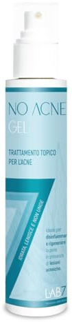 No Acne LAB7 Gel Viso Anti Imperfezioni Trattamento Topico Lesioni Acneiche | 100 ml…