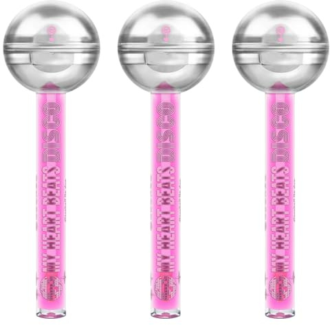 essence MY HEART BEATS DISCO discoball lip duo, Lipgloss, Nr. 01, Pink, pflegend, glänzend, transluzent, vegan, ohne Parabene, Nanopartikel frei, glutenfrei, 3er Pack (3x9g)