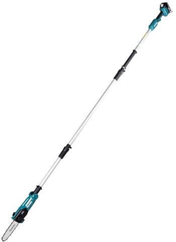 Makita DUA200RT 18V Li-ion LXT Brushless 200mm Polesaw Komplett mit 1x 5,0Ah Akku und Ladegerät
