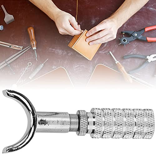 Fydun Manuelles Leder-Schwenkmesser, Keramik-Leder-Schnitzklinge, Weißes -Werkzeugset für Familien (7 mm schräger Rollschneider Typ-A-Griff 13 mm)