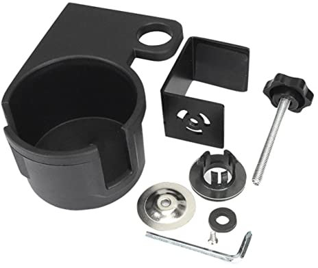 PRETYZOOM Soporte Portátil para Vasos Ajustable con Clip para Mesa Soporte Giratorio para Botellas y Tazas Organizador Multifuncional para Escritorio y Oficina Compatible con Bebidas y AC