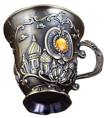Cabilock Cáliz Vintage para Vino Tinto Copa De Adornos De Zinc Ideal para Bodas