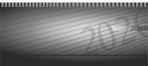 rido/idé Querterminbuch Mod. septant 2026 | 305×105 mm, Kunststoff, anthrazit