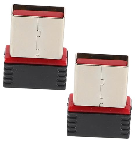 Adaptateur Réseau Wi-FI USB Mini 150m pour PC Portable, Lot 2 | Récepteur sans Fil Usage Bureau et Maison Liaison Facile Réception Stable Plug And Play