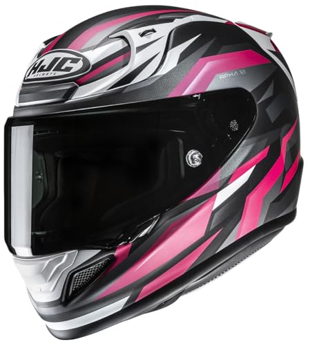 HJC, Integraler Motorradhelm RPHA 12 DRAVIX MC8SF Black/Pink, XS
