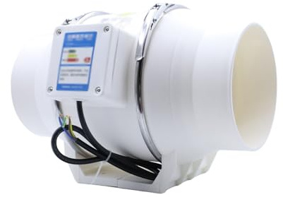 XXAD553TY Inicio Extractor de conducto refuerzo industrial, ventilador extracción silencioso alto volumen aire for uso doméstico y comercial Garaje(Medio)
