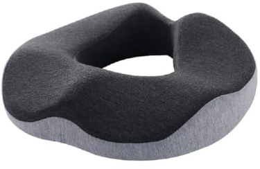 ETOFIXEE Cojín de Asiento para hemorroides para Alivio del coxis,Cojín ergonómico de Asiento de Espuma viscoelástica Donut,Adecuado para sillas de Oficina, Coches y sillas de Ruedas,Embarazo