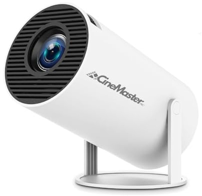 Cinemaster Pro - 4k Smart Projector, Small Smart Portable Outdoor Movie Projectors, Portable Indoor and Outdoor
