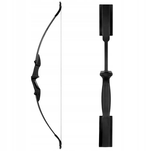 Zauren Recurvebogen für Rechts- und Linkshänder, 135 cm, 40 lbs, mit Fiberglas-Wurfarmen, 835 g
