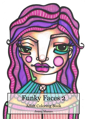 Funky Faces 2: Artist's Coloring Book
