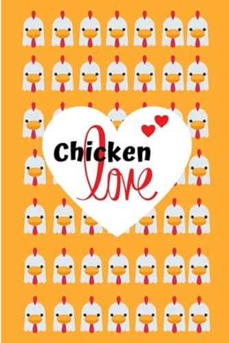 Chicken Love: Notizbuch für Hühnerhalter inkl. Bestandsregister und Eierkalender | A5 kompakt | 108 Seiten - orange