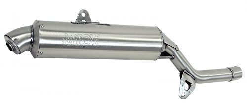ARROW PARIS-DAKAR REPLICA SILENCER HOMOLOGATED HONDA XRV 750 '96-04 AFRICA TWIN STAINLESS STEEL EXHAUST