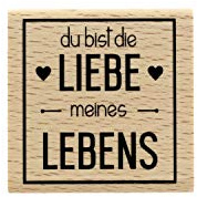 Florilèges Design Stempel, Holzfarben, 50 x 50 mm