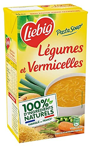 LIEBIG - Pasta Soup' Farandole De Petits Légumes Et Pâtes 1L - Lot De 4